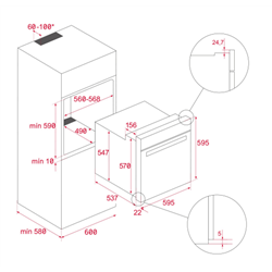 HORNO TEKA AirFry HLB 8406 P BK PIROLITICO 