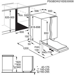 Lavavajillas Electrolux LSV48400L 14cub, C, 3ªB