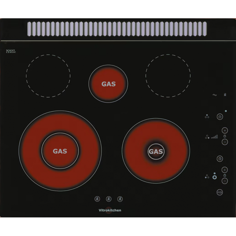 VITROCERAMICA A GAS VITROKITCHEN 201TGB