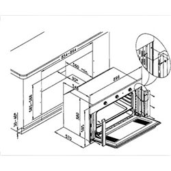 Horno Gas Vitrokitchen HG902IN 90cm