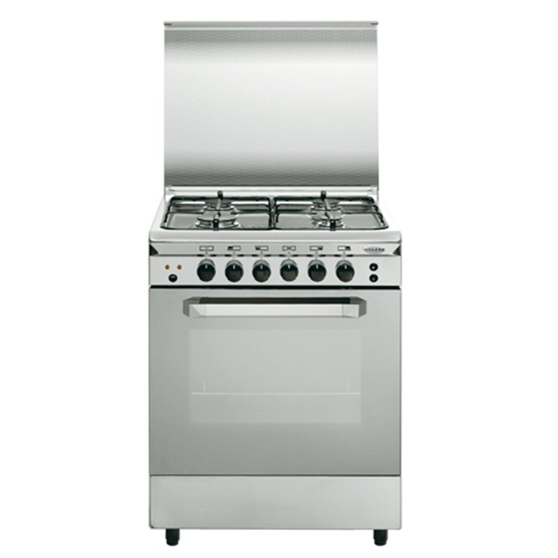 Cocina Vitrokitchen UN55IB GLEM, 53x50, Inox, Butano