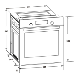 Horno Vitrokitchen HG602RN Gas, 60cm, Natural