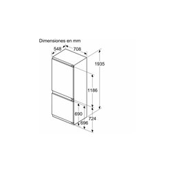 Combi Bosch KBN96ADD0 194x71cm, d, integr., nfr