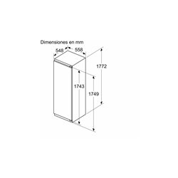 Frigorifico 1P Balay 3FIE734S 177x56cm, E, Integrado