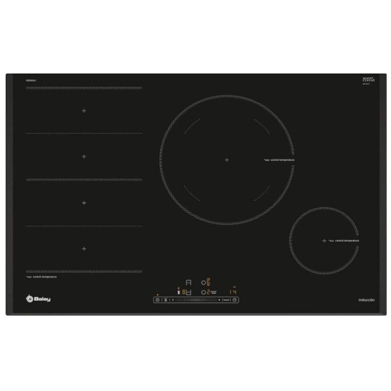 Induccion Balay 3EB989LU 3 zonas, 80cm, biselada