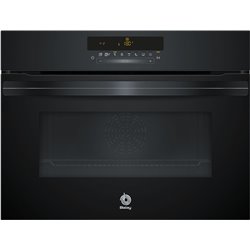 Horno Compacto Balay 3CB5878N6 45cm, Pirol., negro