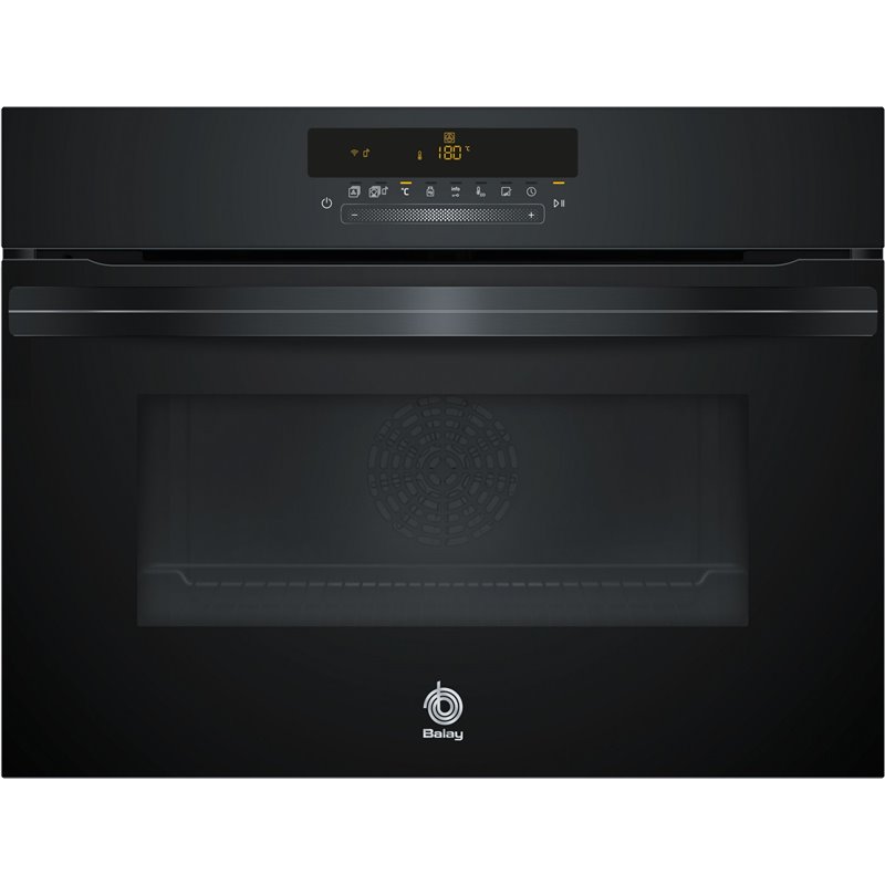 Horno Compacto Balay 3CB5878N6 45cm, Pirol., negro