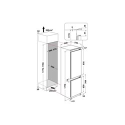 Combi Whirlpool ART 66112 177x54cm, Integr., E