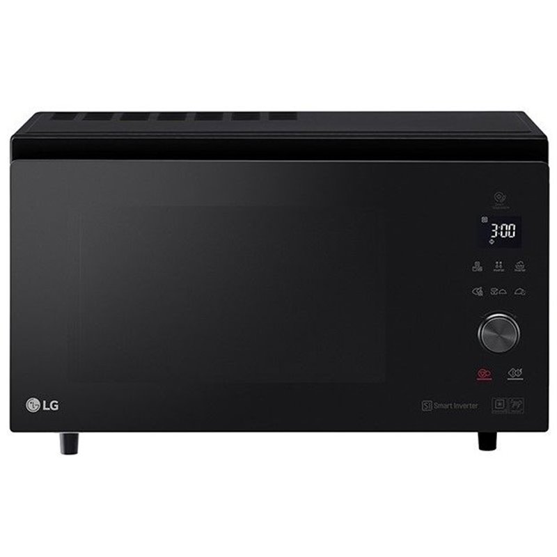 Horno Microondas LG MJ3965BPS 39L, 1100W, Convección