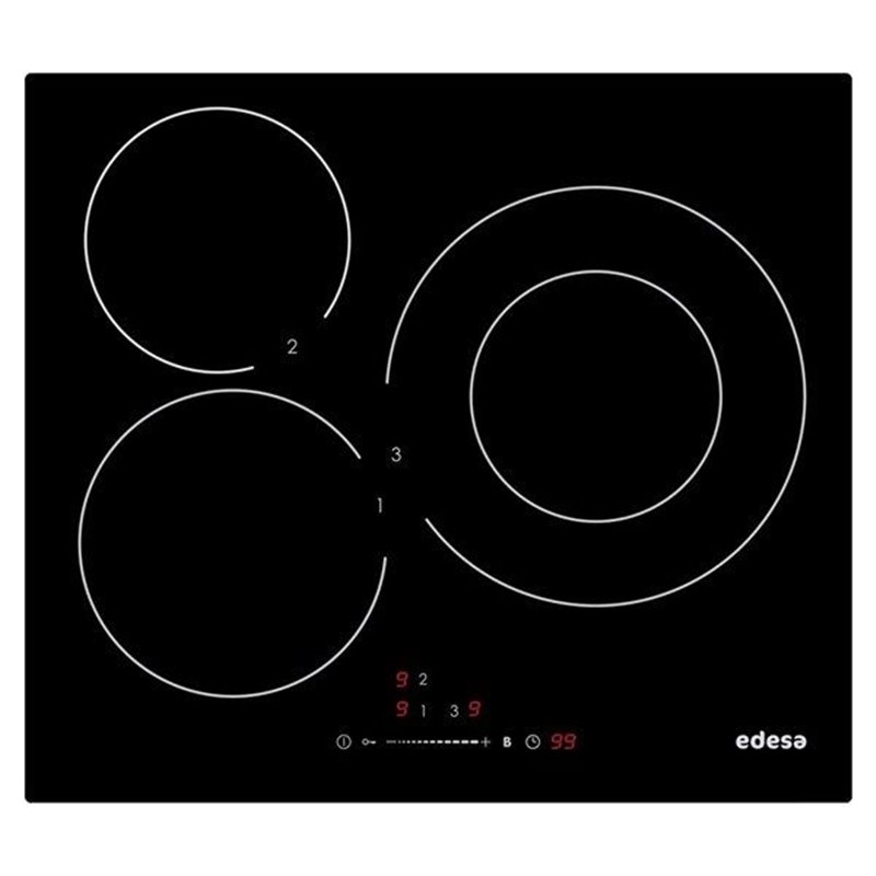 Induccion Edesa EIS-6330 RA 3 zonas, bisel frontal