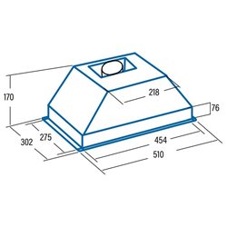 Grupo Filtrante Cata G45WHL 390m3/h, 45dB, blanco