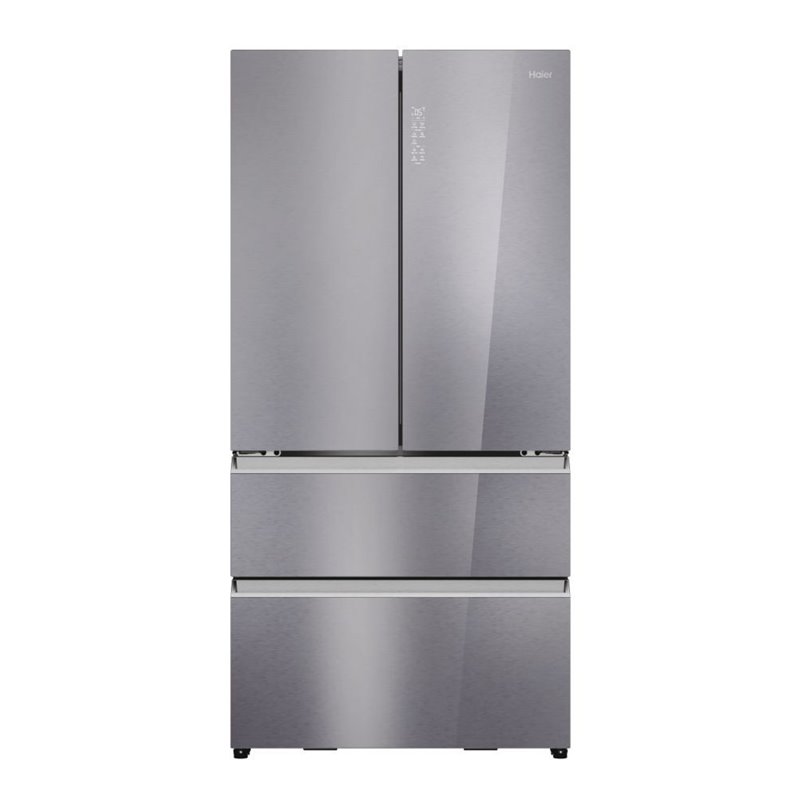 Frigo Haier 4P HFR79F19EFGK 190x90cm, E, NF, Inox