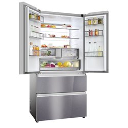 Frigo Haier 4P HFR79F19EFGK 190x90cm, E, NF, Inox