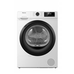 Secadora Hisense DHQE800BW2 8kg, A++, B/Calor