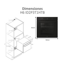 Horno Haier ID Series 2  H6 ID2P3T1HTB 33703990