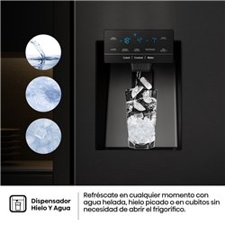 Frigo Americano 4 Puertas Hisense NEGRO RQ760N4IFE