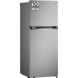 Frigorifico 2 Puertas LG No FROST GTBV22PYGKD 145x55cm, E, Inox