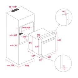 Horno Teka HCB 6535 PSS Pirolitico,70L, A+, inox, g