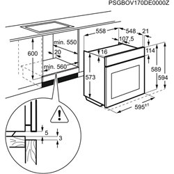 Horno AEG BPB331161M Pirolítico, Multif. 9, 72L