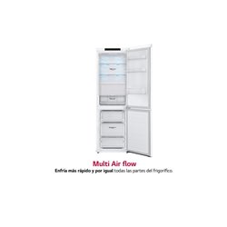 FRIGORIFICO Combi LG GBP61SWPGN 186x60x68cm, D, led interior