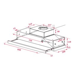 Campana Teka CNL 9815 PLUS Extraible, inox