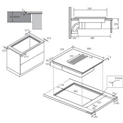 Induccion Haier Placa I-Dual Series 6 33803469 HAIH82MTMCF