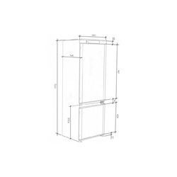 Frigorifico 1 PUERTA Haier 34901588 HAMS518EW  177x54cm