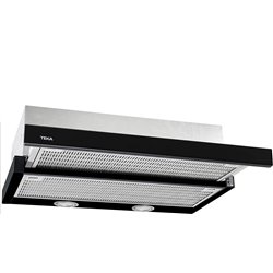 Campana Teka CNL 6415B Extraible, Negra