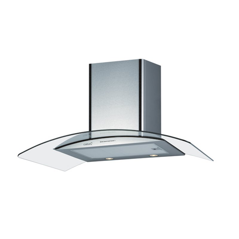 Campana Decorativa Cata GAMMA 900 GX Inox-Cristal,