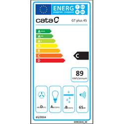 Campana Cata GT-PLUS 45 WH 645m3/h, BLANCO, C