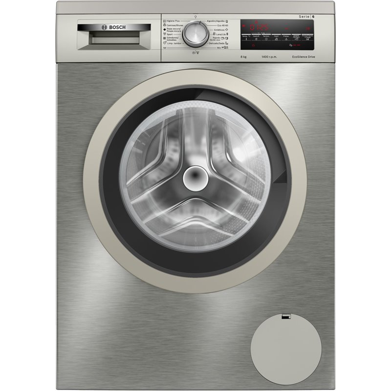 Lavadora Bosch WUU28T8XES 8kg 1400rpm  inox