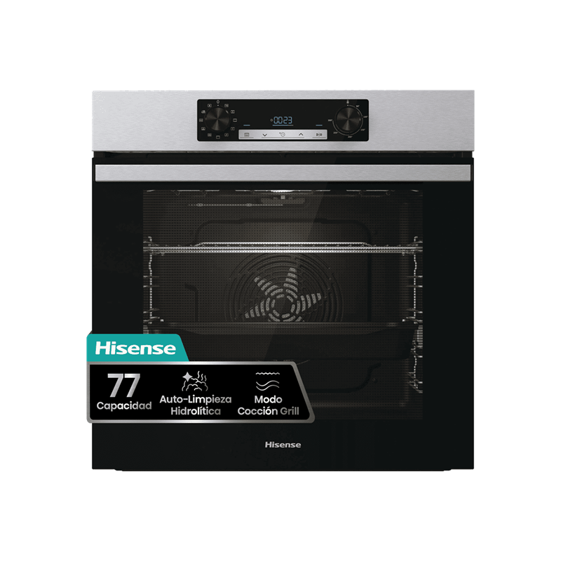 Horno Hisense BI62216AX 77L  multif guias